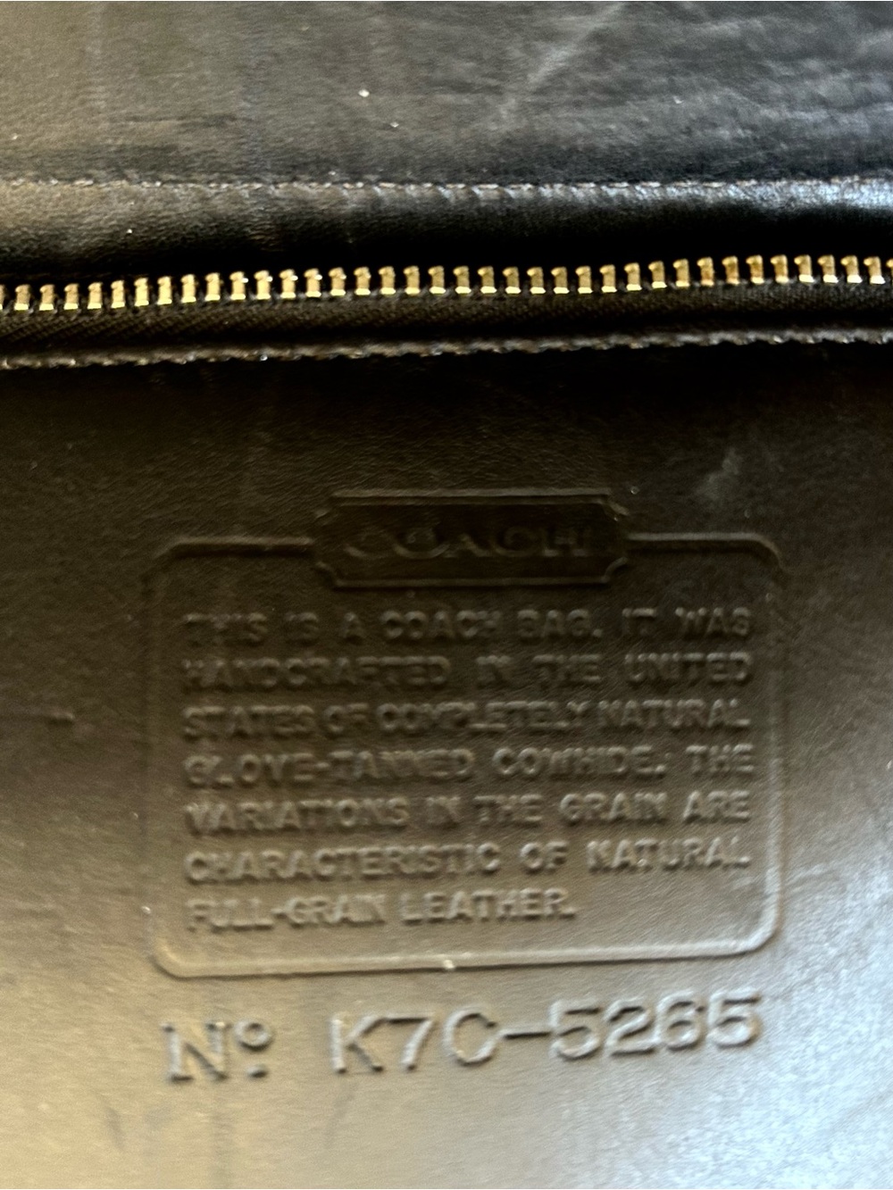 Classic Coach Black Leather Briefcase with Removable Strap EC - Picture 13 of 14